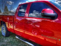 Red Pickup 06 painterly